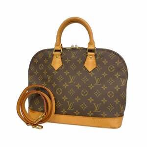 Louis Vuitton Monogram Alma Handbag M51130 Brown 2-Way Bag for Women